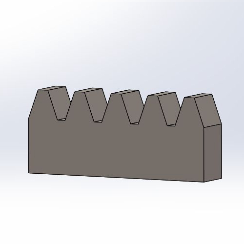 ラックギヤのモデリング 設計